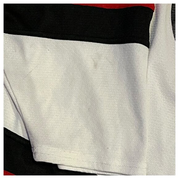 Beaver Trappers Hockey BTH Jersey No. 18 Athletic Knit AK White Black Red XL - Picture 6 of 13
